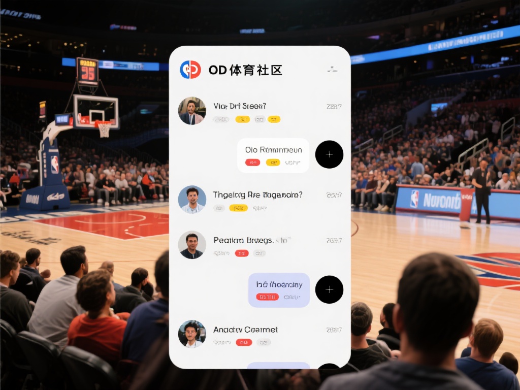 例如，在最近的一场热门篮球比赛中，OD体育社区内掀